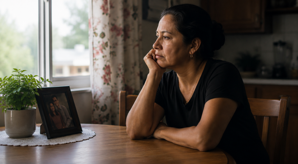 Widow learning about the green card for widow i-360 / viuda aprendiendo sobre el i-360 green card para viudo