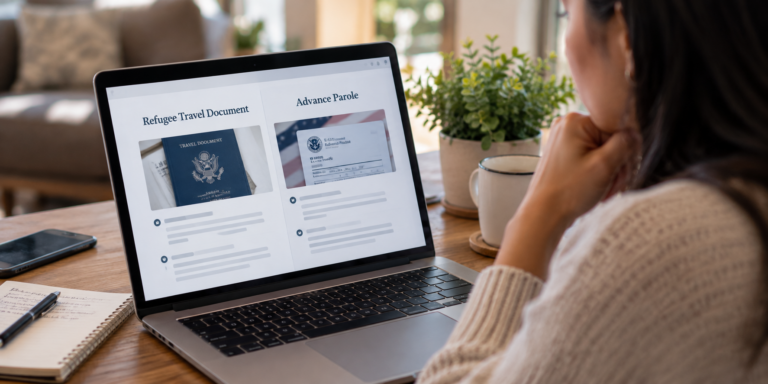 travel document vs advance parole